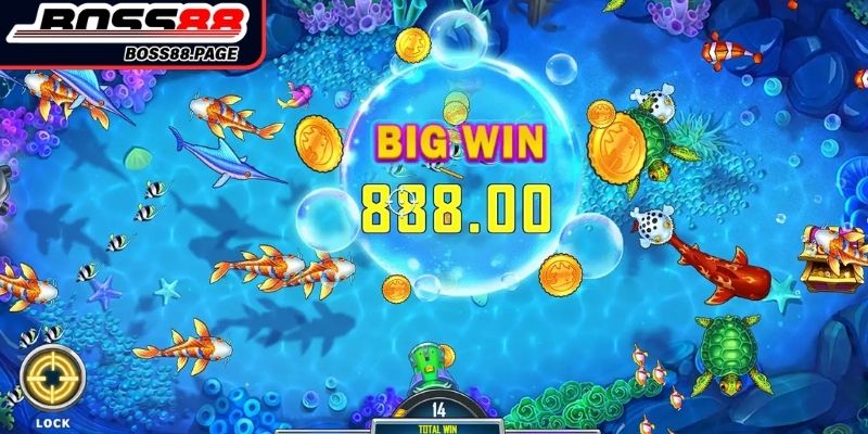 Bắn Cá Đại Dương Boss8 - Làm Chủ Đại Dương Săn Thưởng Lớn 2 Boss Đại Dương và quái thú khổng lồ