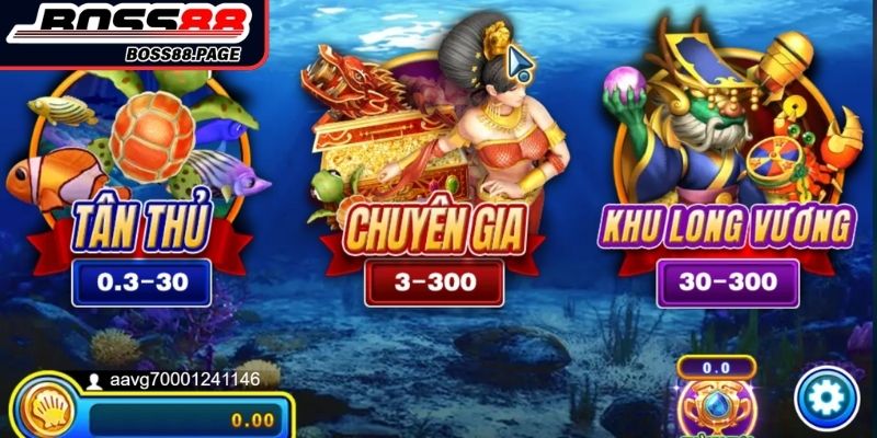 Bắn Cá Long Vương Boss8 - Săn Thưởng Đỉnh Cao Như Cao Thủ 1 Tổng quan game Bắn Cá Long Vương tại Boss8