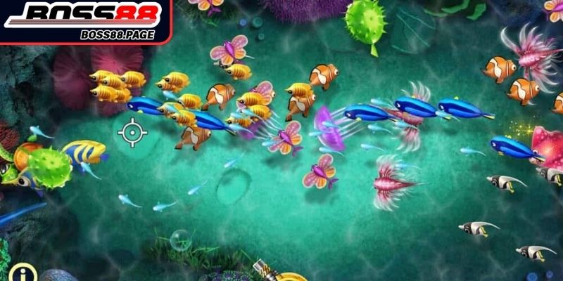 Bắn Cá Rùa Xanh Boss8 - Chinh Phục Đại Dương, Thu Thưởng Lớn 3 Tận dụng đàn cá nhỏ để kích hoạt combo thưởng