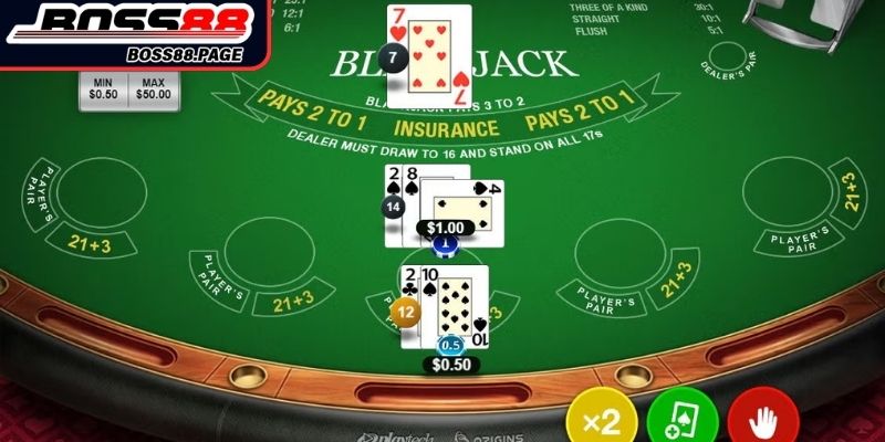 Blackjack Boss8 Online - Trò Chơi Bài Cân Não Hấp Dẫn 3 Chiến thuật chia bài