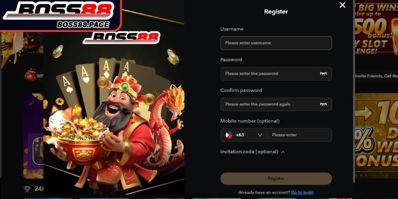 Đăng Ký BOSS8 – Bước Khởi Đầu Chinh Phục Thế Giới Cá Cược 2 Hướng dẫn chi tiết quy trình đăng ký cho người mới