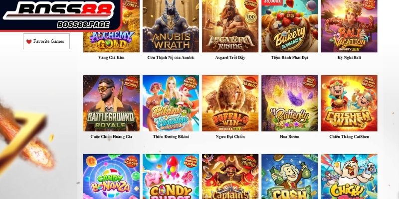 Sảnh Nổ Hũ PG Boss8 - Chơi Slot Đỉnh Cao Trúng Thưởng Khủng 1 Khái quát sảnh PG Boss8 nổ hũ